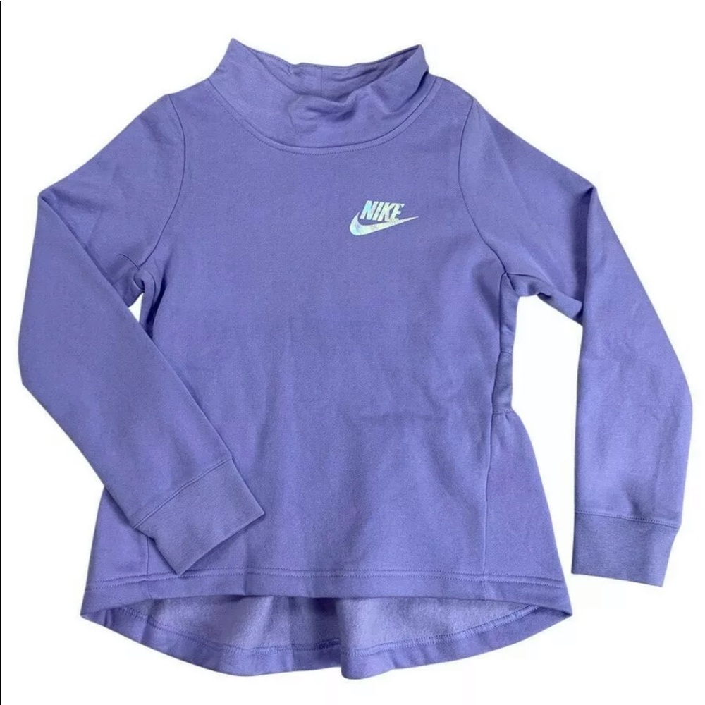 NEW Nike Sportswear Ruffle Back Fleece Sweatshirt